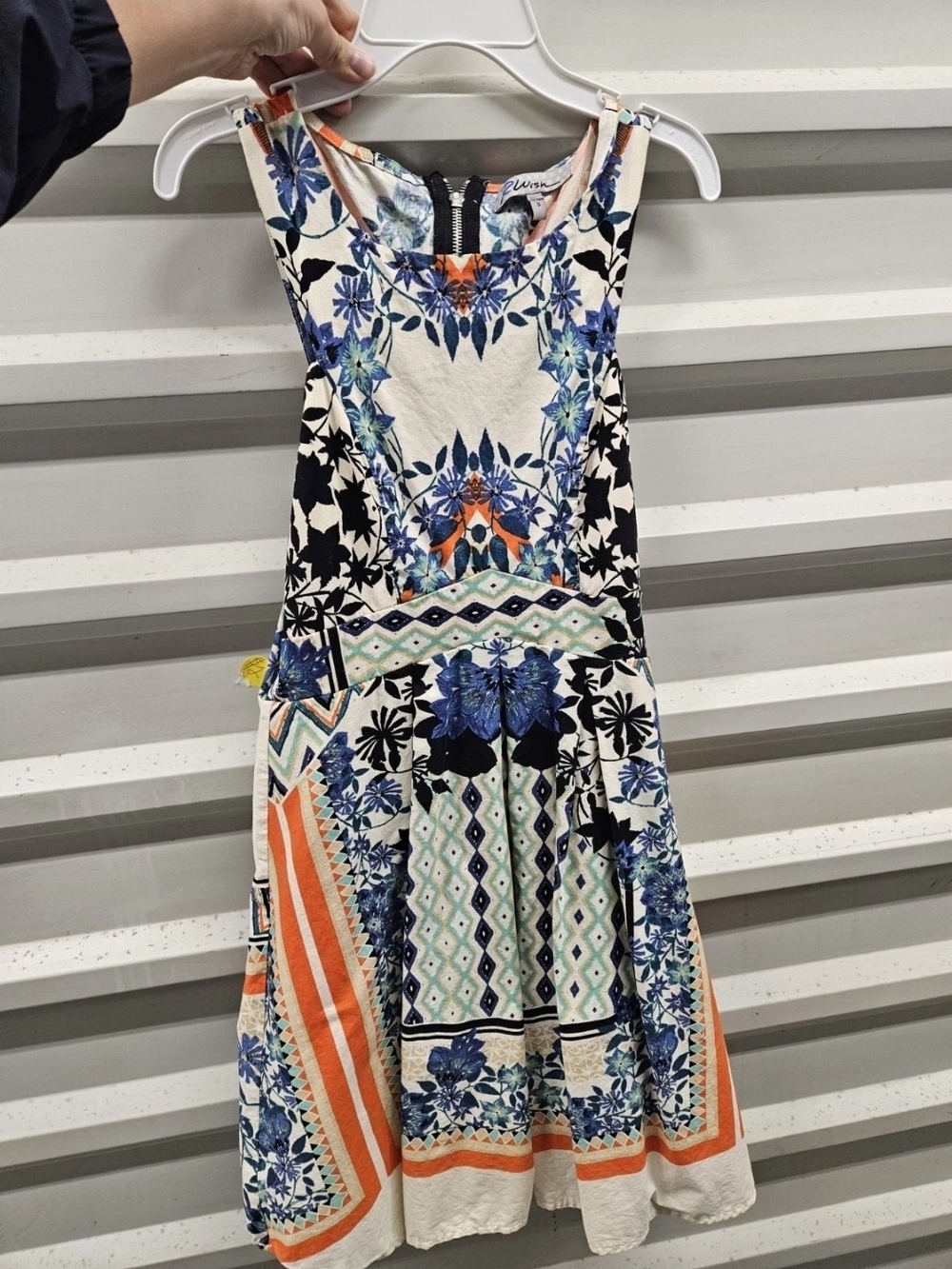 Girls' Floral Multi-Color Sleeveless Sundress